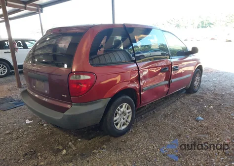 2007 Dodge Caravan Se from USA, damaged, VIN 1D4GP25R87B204110